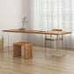 Modern Brown in Wood Table Specialty Dining Table for Kitchen