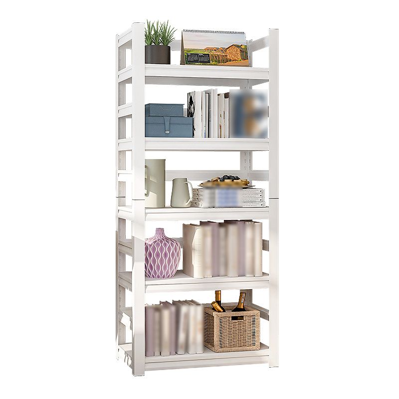 Modern Style Steel Bookshelf White Etagere Shelf Bookcase for Study Room Clearhalo 'Bookcases' 'furn' 'furn_bookcases' 'Furniture' 'furniture_bookcases' 'kitchen' 'kitchen_bookcases' 'Living Room Furniture' 'Office Furniture' 1200x1200_7f4a038a-163a-4dd7-ac24-89f44a453280