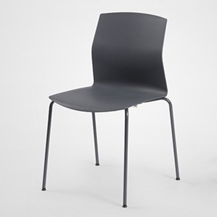 Metal Base Contemporary Armless Office Chair Ergonomic Conference Chair Clearhalo 'furn' 'furn_office_chair' 'Furniture' 'Office Chairs' 'Office Furniture' 'office_chair' 1200x1200_7f4a666d-0e37-4e10-a716-aece9f01c658
