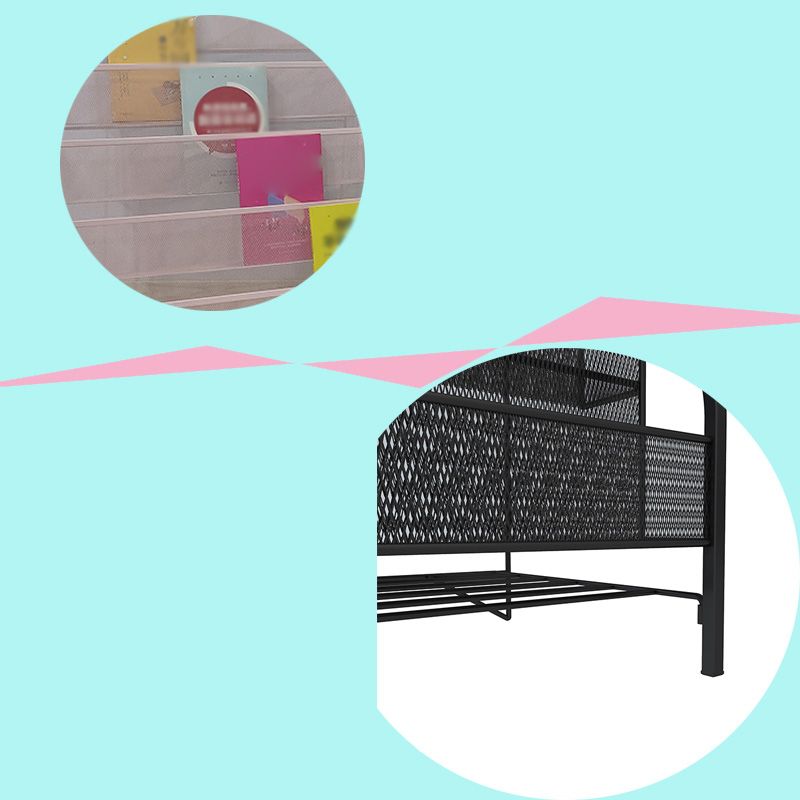 Iron Scandinavian Ladder Bookshelf Vertical Closed Back Bookshelf for Home Clearhalo 'Bookcases' 'furn' 'furn_bookcases' 'Furniture' 'furniture_bookcases' 'kitchen' 'kitchen_bookcases' 'Living Room Furniture' 'Office Furniture' 1200x1200_7f4be5c3-4756-465e-ab51-6dcb4e26175c