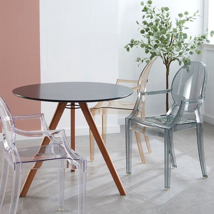 King Louis Back Chair Scandinavian Acryl Dining Kitchen Room fauteuil fauteuil