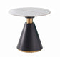 Metal Traditional Luxury Round Table Pedestal Dining Table for Dining Room Clearhalo 'Dining Tables & Seating' 'Dining Tables' 'dining_table' 'furn' 'furn_dining_table' 'Furniture' 'Kitchen & Dining Furniture' 1200x1200_7f4e27b3-7b68-4b76-86b2-51199324435b