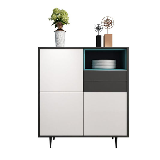 Contemporary Dining Buffet Wood Sideboard with Drawers and Cabinets Clearhalo 'buffet_sideboard' 'Buffets & Sideboards' 'furn' 'furn_buffet_sideboard' 'Furniture' 'Kitchen & Dining Furniture' 1200x1200_7f504495-e437-45ff-b2c1-599e80ef81f0