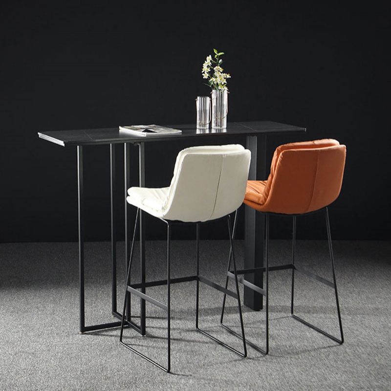 Industrial Rectangle Top Counter Table Marble Top 42-inch Height Table Clearhalo 'Bar Furniture' 'Bar Tables' 'bar_tables' 'furn' 'furn_bar_tables' 'Furniture' 'furniture_bar_tables' 'Kitchen & Dining Furniture' 'kitchen&dining_furn' 'kitchen' 1200x1200_7f52b1be-3b64-468b-ab89-139e4b3ad10a