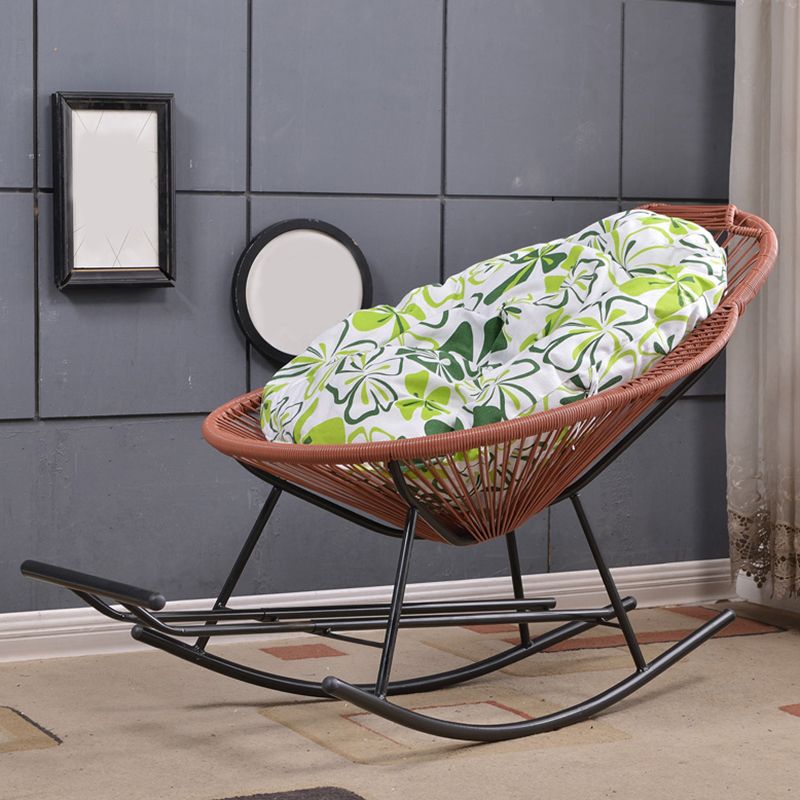 Sedia a rocciale minimalista moderna sedia a bilanciere mandrino per casa