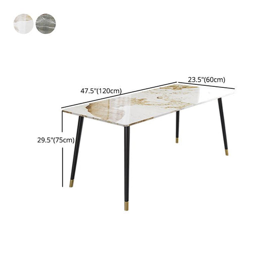 Glam Style 1/4/7 Pieces Dining Set Sintered Stone Dining Table for Home Use Clearhalo 'Dining Room Sets' 'Dining Tables & Seating' 'dining_room_set' 'furn' 'furn_dining_room_set' 'Furniture' 'furniture_dining_room_set' 'Kitchen & Dining Furniture' 'kitchen&dining_furn' 'kitchen' 1200x1200_7f537a88-27a1-494d-a1bd-4738b5597df8