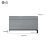 Tableau de buffet en bois et en pierre d'ingénierie moderne avec tiroirs