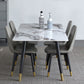 Rectangle Dining Site Table Luxury Style Stone Dining Room Collection with 4-foot Clearhalo ' dining_table' 'Dining Tables & Seating' 'Dining Tables' 'furn' 'furn_dining_table' 'Furniture' 'furniture_dining_table' 'Kitchen & Dining Furniture' 'kitchen&dining_furn' 'kitchen' 'kitchen_dining_table' 1200x1200_7f57851e-bf91-4498-9030-511e702c72bd