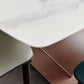 Traditional Luxury Dining Table White Rectangle Sintered Stone Table with Rose Gold Frame Clearhalo ' dining_table' 'Dining Tables & Seating' 'Dining Tables' 'furn' 'furn_dining_table' 'Furniture' 'furniture_dining_table' 'Kitchen & Dining Furniture' 'kitchen&dining_furn' 'kitchen' 'kitchen_dining_table' 1200x1200_7f57c74a-25bc-4cf5-8fc4-fea1ca408b44