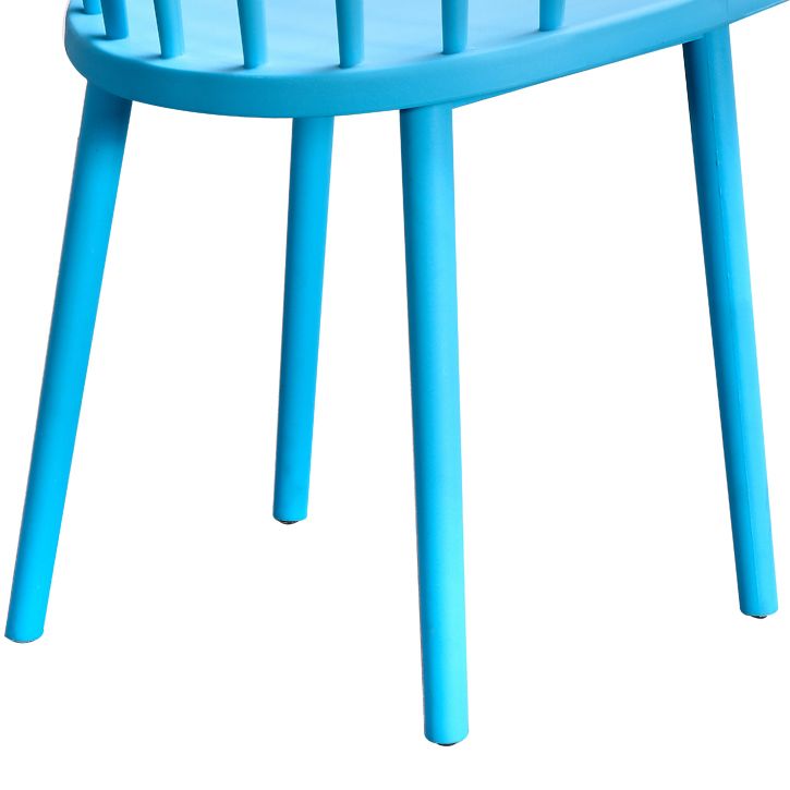 Contemporary Style Plastic Dining Armchair Windsor Back Side Chair for Home Clearhalo ' kitchen&dining_furn' 'Dining Chairs' 'Dining Tables & Seating' 'dining_chair' 'furn' 'furn_dining_chair' 'Furniture' 'furniture_dining_chair' 'Kitchen & Dining Furniture' 'kitchen' 1200x1200_7f57e648-e0c3-41d1-836c-ecb0d87afc99