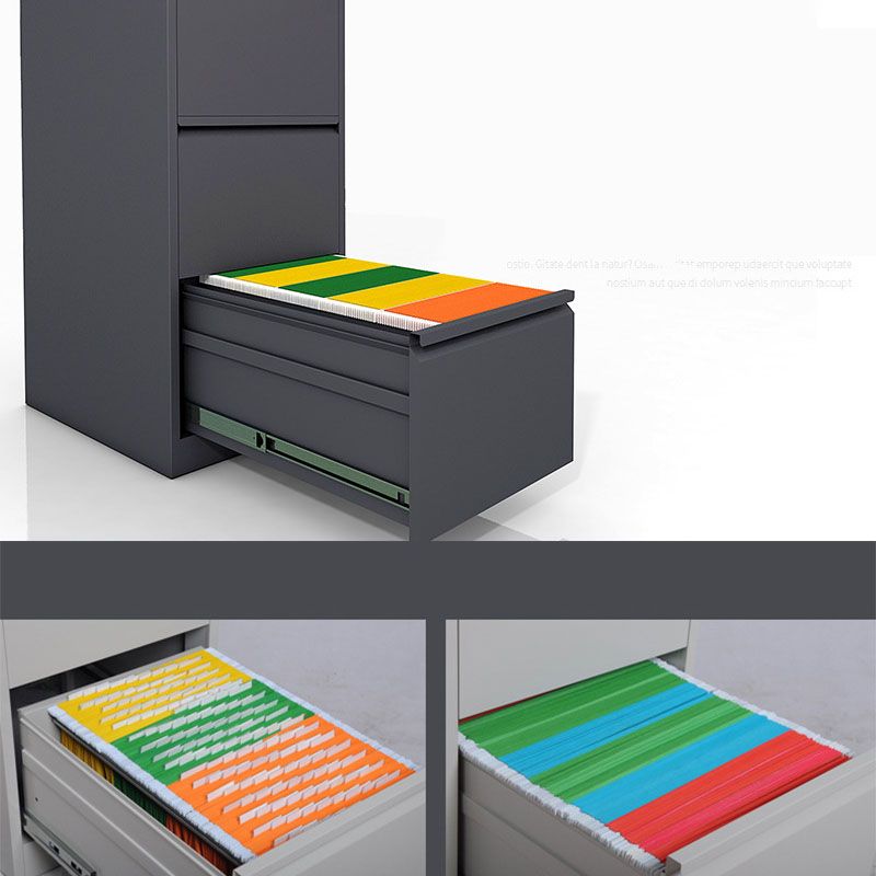 Babyet moderno de archivo puro en color de metal de metal para la oficina en casa