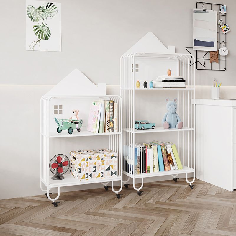 Contemporary Metal Bookshelf Standard Shelves Included Bookcase Clearhalo 'Bookcases' 'furn' 'furn_bookcases' 'Furniture' 'Office Furniture' 1200x1200_7f59d6ba-5c18-4c85-b866-5f0c819dcf82