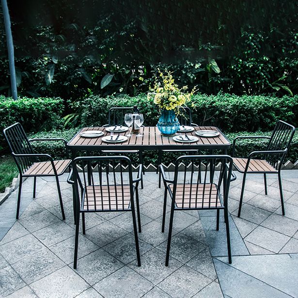 Modern Wood Dining Table Set 1/4/5/7 Pieces Dining Set for Home Use Clearhalo 'Dining Room Sets' 'Dining Tables & Seating' 'dining_room_set' 'furn' 'furn_dining_room_set' 'Furniture' 'Kitchen & Dining Furniture' 1200x1200_7f5aa322-7769-46c2-965c-fb8e1870a569