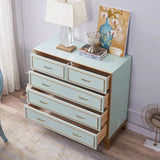 Wooden Dresser Classic Glam Storage Chest Dresser with Drawers