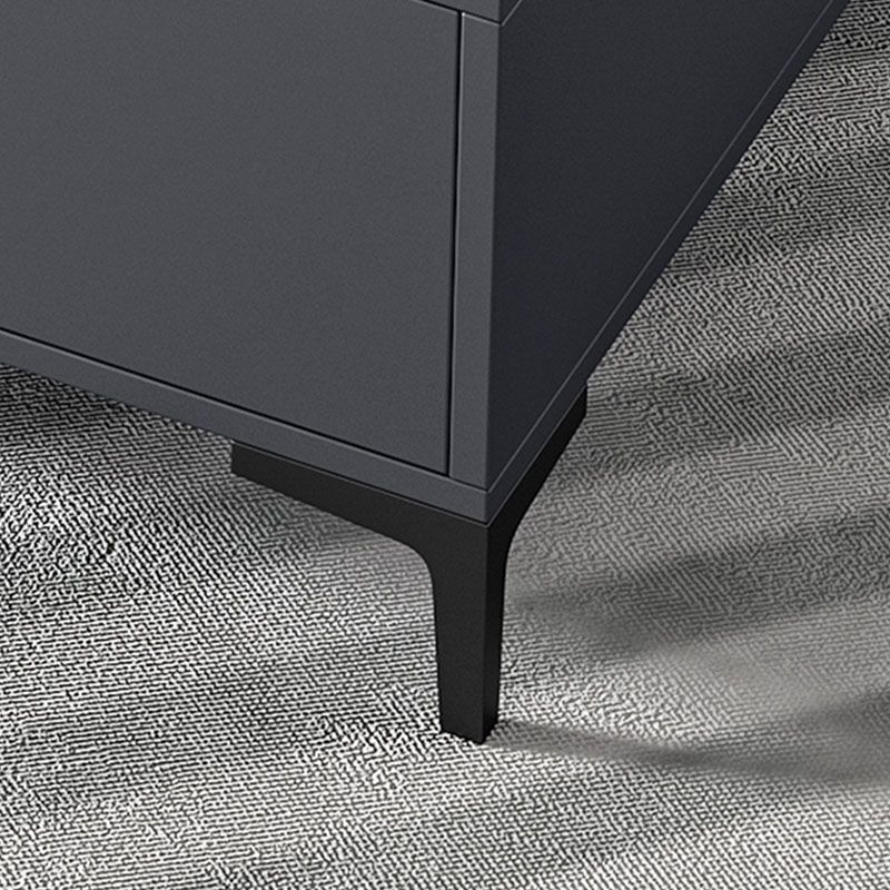 Glam TV Media Console a 2 porte Glass Top Media Console TV Stand