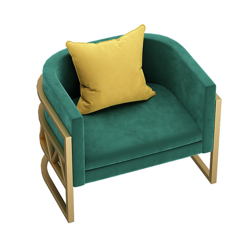 24.40" W x 29.52" H Velvet Tuxedo Arm Sofa Contemporary Standard Sofa Clearhalo 'furn' 'furn_sofas' 'Furniture' 'Living Room Furniture' 'Sofa' 'sofas' 1200x1200_7f5cba09-7599-4c2b-989d-7623fa4fa23a