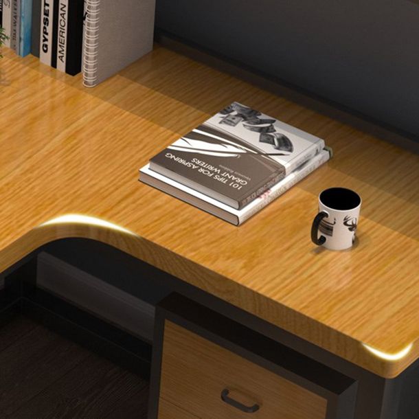 Solid Wood Home Writing Table Industrial L-Shape Fixed Working Table Clearhalo 'furn' 'furn_office_desk' 'Furniture' 'Office Desks' 'Office Furniture' 'office_desk' 1200x1200_7f5f3f51-5c30-4e3d-ad7b-cf4739dbe61b