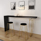 Modern Bar-height Table Solid Wood Top 41.3-inch Height Table Clearhalo 'Bar Furniture' 'Bar Tables' 'bar_tables' 'furn' 'furn_bar_tables' 'Furniture' 'Kitchen & Dining Furniture' 1200x1200_7f5f6e4f-f27f-4203-9fa4-a4500df89757