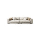 Glam Style Sectional Latex Upholstery Filled Faux Leather White/grey/black/orange Sofa Clearhalo 'furn' 'furn_sectionals' 'Furniture' 'furniture_sectionals' 'Living Room Furniture' 'Sectionals' 1200x1200_7f60e63f-6ec2-4773-8621-d9feda28869a