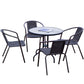 Round Shape Minimalist Style Dining Table Transparent Fixed Table of Glass Clearhalo ' dining_table' 'Dining Tables & Seating' 'Dining Tables' 'furn' 'furn_dining_table' 'Furniture' 'furniture_dining_table' 'Kitchen & Dining Furniture' 'kitchen&dining_furn' 'kitchen' 'kitchen_dining_table' 1200x1200_7f61f5f9-c37d-4b85-9082-d508b49aeeed
