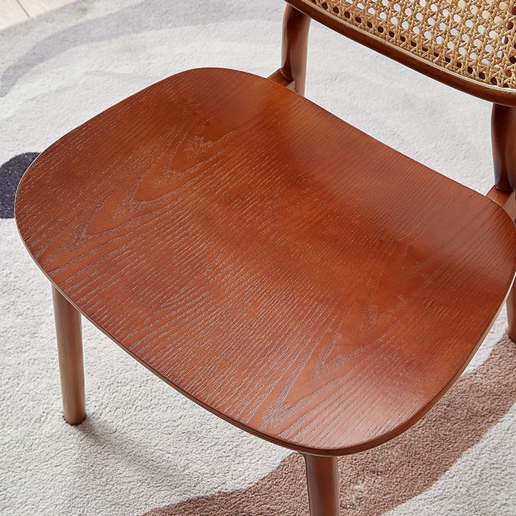 Contemporary Wood Dining Armless Chair Open Back Dining Side Chair for Home Use Clearhalo 'Dining Chairs' 'Dining Tables & Seating' 'dining_chair' 'furn' 'furn_dining_chair' 'Furniture' 'furniture_dining_chair' 'Kitchen & Dining Furniture' 1200x1200_7f63d595-d7c9-4397-891f-9fdec2bdb0eb