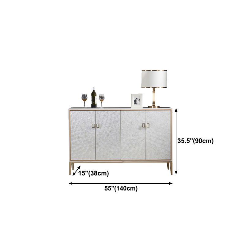 Glam soggiorno per le pranzo server per le scaffalature regolabili