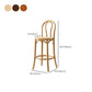 Contemporary Wood Bar Stool Armless Round Rattan Seat for Living Room Clearhalo 'Bar Furniture' 'Bar Stools' 'bar_stools' 'furn' 'furn_bar_stools' 'Furniture' 'Kitchen & Dining Furniture' 1200x1200_7f64ab08-c883-44eb-827f-924ed71f8f64