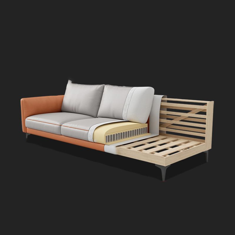 Stain Resistant Faux Leather Contemporary Standard Sofa Couch Clearhalo 'furn' 'furn_sofas' 'Furniture' 'furniture_sofas' 'Living Room Furniture' 'Sofa' 'sofas' 1200x1200_7f663cd8-d4f1-44f3-922e-6994f747d217