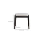 Modern Black Dressing Table Stool Set Wooden Vanity Dressing Table for Bedroom
