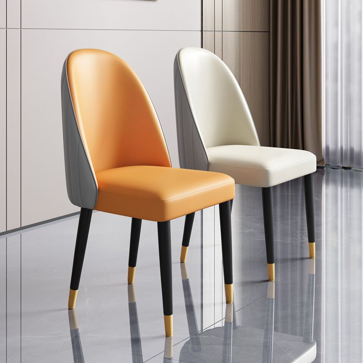 Modern Style Wood Chair Parsons Chair with Upholstered for Dining Room Clearhalo 'Dining Chairs' 'Dining Tables & Seating' 'dining_chair' 'furn' 'furn_dining_chair' 'Furniture' 'furniture_dining_chair' 'Kitchen & Dining Furniture' 1200x1200_7f6b1a3b-0586-4307-8a37-082022617ebd