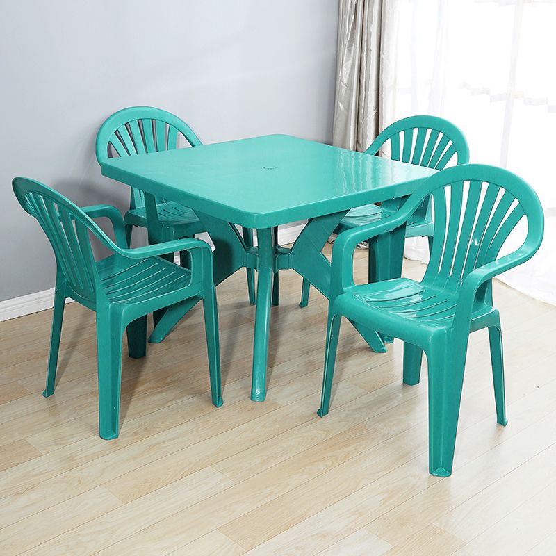Modern Home Dining Arm Chairs Plastic Stackable Windsor Dining Armchairs Clearhalo ' kitchen&dining_furn' 'Dining Chairs' 'Dining Tables & Seating' 'dining_chair' 'furn' 'furn_dining_chair' 'Furniture' 'furniture_dining_chair' 'Kitchen & Dining Furniture' 'kitchen' 1200x1200_7f6c0a5b-2844-4955-a734-dfad16eb0e03