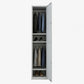 Industrial Storage Cabinet Hinged Wardrobe Closet for Bedroom