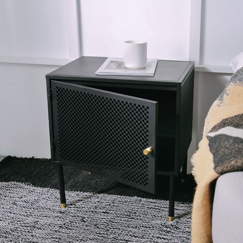 2 étagères Accent Table Table table de nuit en métal moderne, 19,7 "de haut