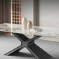 Industrial Style Rectangle Table Sintered Stone Dining Table with Metal Legs for Home Use Clearhalo 'Dining Tables & Seating' 'Dining Tables' 'dining_table' 'furn' 'furn_dining_table' 'Furniture' 'Kitchen & Dining Furniture' 1200x1200_7f6f6820-64d9-4b08-a88b-bde6761ed888