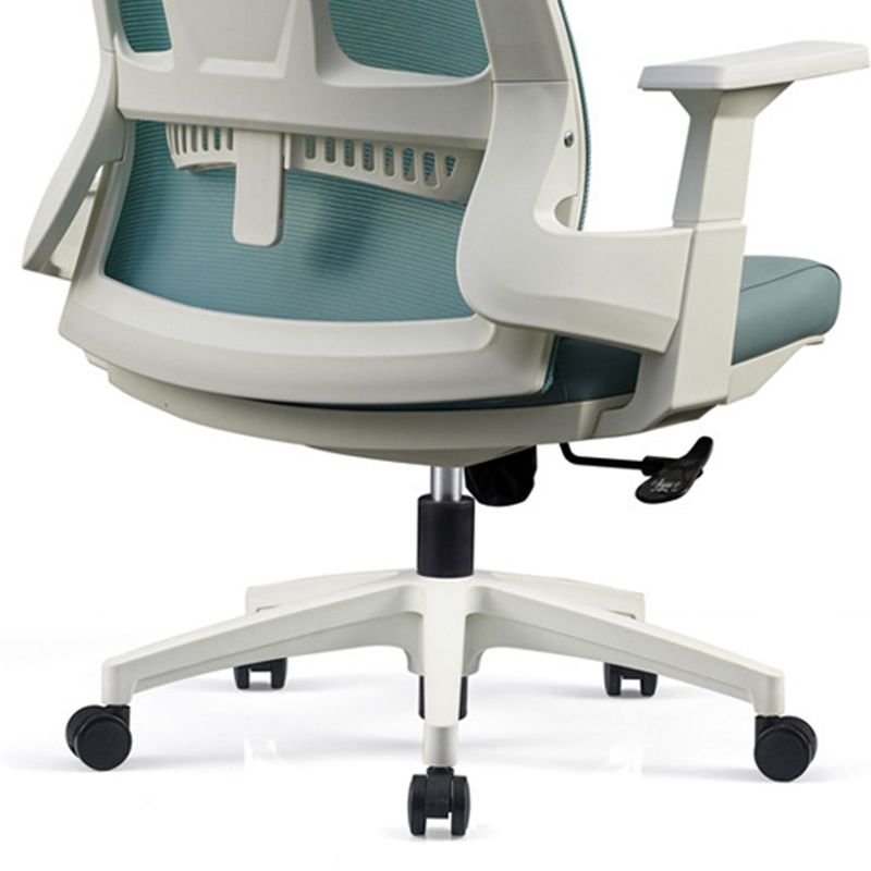 Modern Desk Chair Mesh Conference Chair in Black/Blue High-Back Chair with Wheels Clearhalo 'furn' 'furn_office_chair' 'Furniture' 'Office Chairs' 'Office Furniture' 'office_chair' 1200x1200_7f70f979-ba06-4ede-a1ed-fc20be2cff69