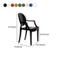 Modern Style Dining Armchair Plastic King Louis Back Arm Chair Clearhalo 'Dining Chairs' 'Dining Tables & Seating' 'dining_chair' 'furn' 'furn_dining_chair' 'Furniture' 'furniture_dining_chair' 'Kitchen & Dining Furniture' 1200x1200_7f70ff91-ad8f-45cd-b729-bd77ed172c42