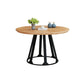 Solid Wood Round Dining Table Set 1/2/3/5 Pieces Contemporary Dining Set