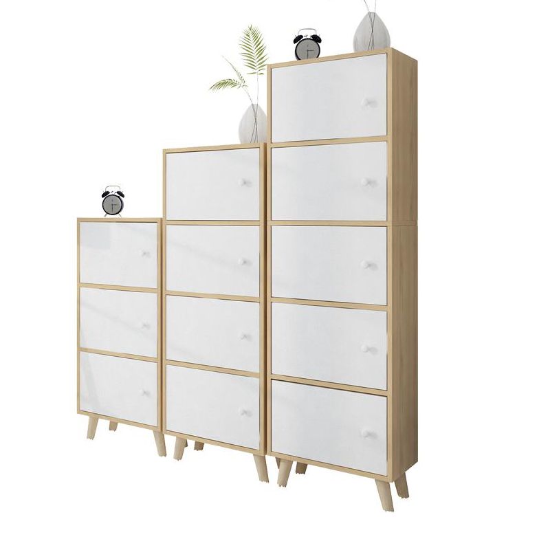 Contemporary Wooden Accent Cabinet with Knobs Doors and Straight Legs Clearhalo 'Cabinets & Chests' 'cabinets_chests' 'furn' 'furn_cabinets_chests' 'Furniture' 'Living Room Furniture' 1200x1200_7f75d82d-9d83-4cf5-bfb0-9351c917c04f