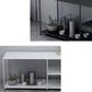 Industrial TV Media Console Metal TV Stand Console with Shelves Clearhalo 'furn' 'furn_tv_stands_entertainment_centers' 'Furniture' 'Living Room Furniture' 'TV Stands & Entertainment Centers' 'TV Stands & Media Storage Furniture' 'tv_stands_entertainment_centers' 1200x1200_7f776907-5d5f-4982-adaa-053d924b632a