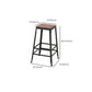 Industrial Metal Legs Indoor Bar Stool Black Base with Footrest