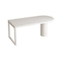 Free Form Dining Table Contemporary Table with Double Pedestal Base for Kitchen Clearhalo ' dining_table' 'Dining Tables & Seating' 'Dining Tables' 'furn' 'furn_dining_table' 'Furniture' 'furniture_dining_table' 'Kitchen & Dining Furniture' 'kitchen&dining_furn' 'kitchen' 'kitchen_dining_table' 1200x1200_7f7a694b-da02-4e5e-9062-018ef456d534