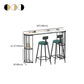 Light Luxury Oval Bar Table Stone Top Metal Pedestal Pub Table for Dining Room Clearhalo 'Bar Furniture' 'Bar Tables' 'bar_tables' 'Furniture' 'furniture_bar_tables' 'Kitchen & Dining Furniture' 1200x1200_7f7aea6f-ce0a-47b1-965a-5a5909d520f5
