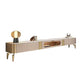 Glam Stone Stand Console Drawers Included Media Console with Doors Clearhalo 'furn' 'furn_tv_stands_entertainment_centers' 'Furniture' 'Living Room Furniture' 'TV Stands & Entertainment Centers' 'TV Stands & Media Storage Furniture' 'tv_stands_entertainment_centers' 1200x1200_7f7c0c81-3b89-4a92-8312-a6bf8e2880c6