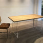 Rectangle Solid Wood Brown Tone Dining Table Simplicity Double Pedestal Table for Dining Room Clearhalo ' dining_table' 'Dining Tables & Seating' 'Dining Tables' 'furn' 'furn_dining_table' 'Furniture' 'furniture_dining_table' 'Kitchen & Dining Furniture' 'kitchen&dining_furn' 'kitchen' 'kitchen_dining_table' 1200x1200_7f7e116c-6b44-4893-8edf-25c0f4970eda