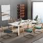 Modern Luxury Rectangle Dining Table Sintered Stone Dining Table with Trestle Base Clearhalo ' dining_table' 'Dining Tables & Seating' 'Dining Tables' 'furn' 'furn_dining_table' 'Furniture' 'furniture_dining_table' 'Kitchen & Dining Furniture' 'kitchen&dining_furn' 'kitchen' 'kitchen_dining_table' 1200x1200_7f7e5a50-abb6-4e5d-ac48-7c2d70a2204b