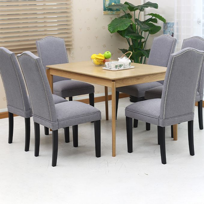 Contemporary Style Wooden Dining Chair Dining Armless Side Chairs for Kitchen Clearhalo ' kitchen&dining_furn' 'Dining Chairs' 'Dining Tables & Seating' 'dining_chair' 'furn' 'furn_dining_chair' 'Furniture' 'furniture_dining_chair' 'Kitchen & Dining Furniture' 'kitchen' 1200x1200_7f7eae9f-161e-4dd0-aa71-0f7b32428228