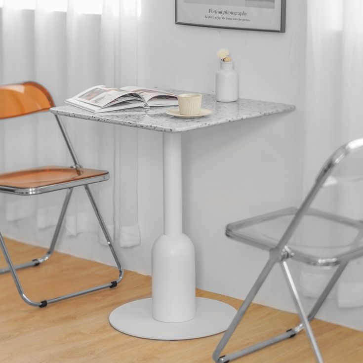 Metal Contemporary Dining Table Concrete Top Table for Dining Room Clearhalo ' dining_table' 'Dining Tables & Seating' 'Dining Tables' 'furn' 'furn_dining_table' 'Furniture' 'furniture_dining_table' 'Kitchen & Dining Furniture' 'kitchen&dining_furn' 'kitchen' 'kitchen_dining_table' 1200x1200_7f7ed49b-f1c0-4018-931f-50e126c5446a