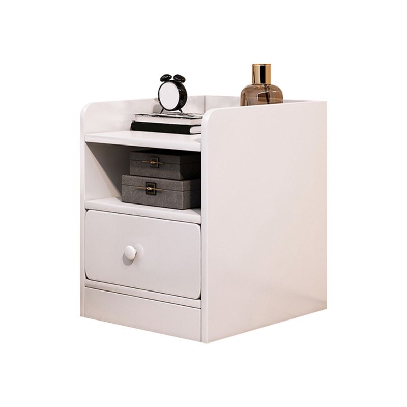 Cajón de la mesa de acento contemporáneo Cajón de almacenamiento de la cama de la cama de la cama