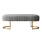 Glam Oval Bench with Legs Velvet Foam Solid Color Bench for Bedroom Clearhalo 'Benches' 'Chairs & Seating' 'furn' 'furn_benches' 'Furniture' 'Living Room Furniture' 1200x1200_7f82a5d6-3487-488f-b0d5-064d4b6fd024