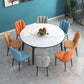 Contemporary Style Kitchen Metal Dining Chairs Dining Wingback Armless Side Chair Clearhalo ' kitchen&dining_furn' 'Dining Chairs' 'Dining Tables & Seating' 'dining_chair' 'furn' 'furn_dining_chair' 'Furniture' 'furniture_dining_chair' 'Kitchen & Dining Furniture' 'kitchen' 1200x1200_7f856354-68b9-42ec-a7ff-dd3f87c25dfa